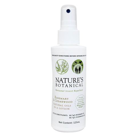 Nature's Botanical Rosemary & Cedarwood Lotion Personal Insect Repellent