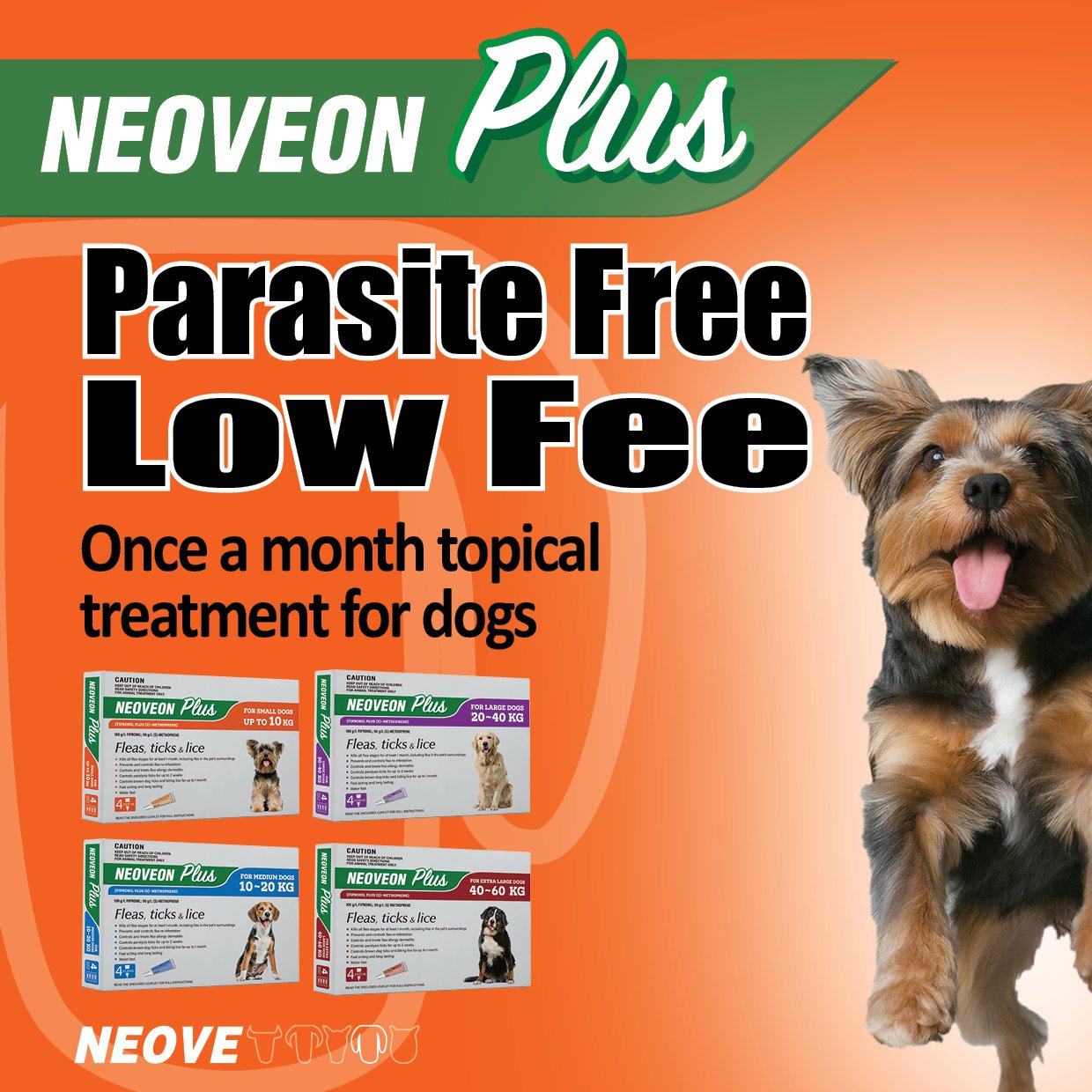 Flea & Tick Spot-On For Large Dogs