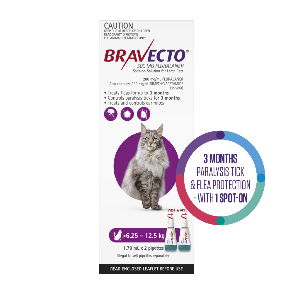 Flea & Tick Spot On For Cats Purple