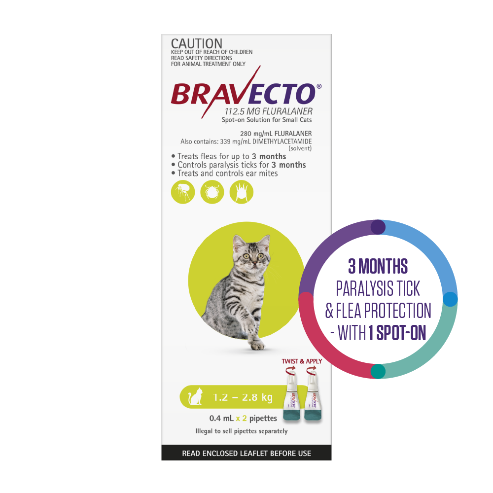 Flea & Tick Spot On For Cats Green