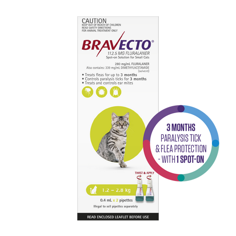 Flea & Tick Spot On For Cats Green