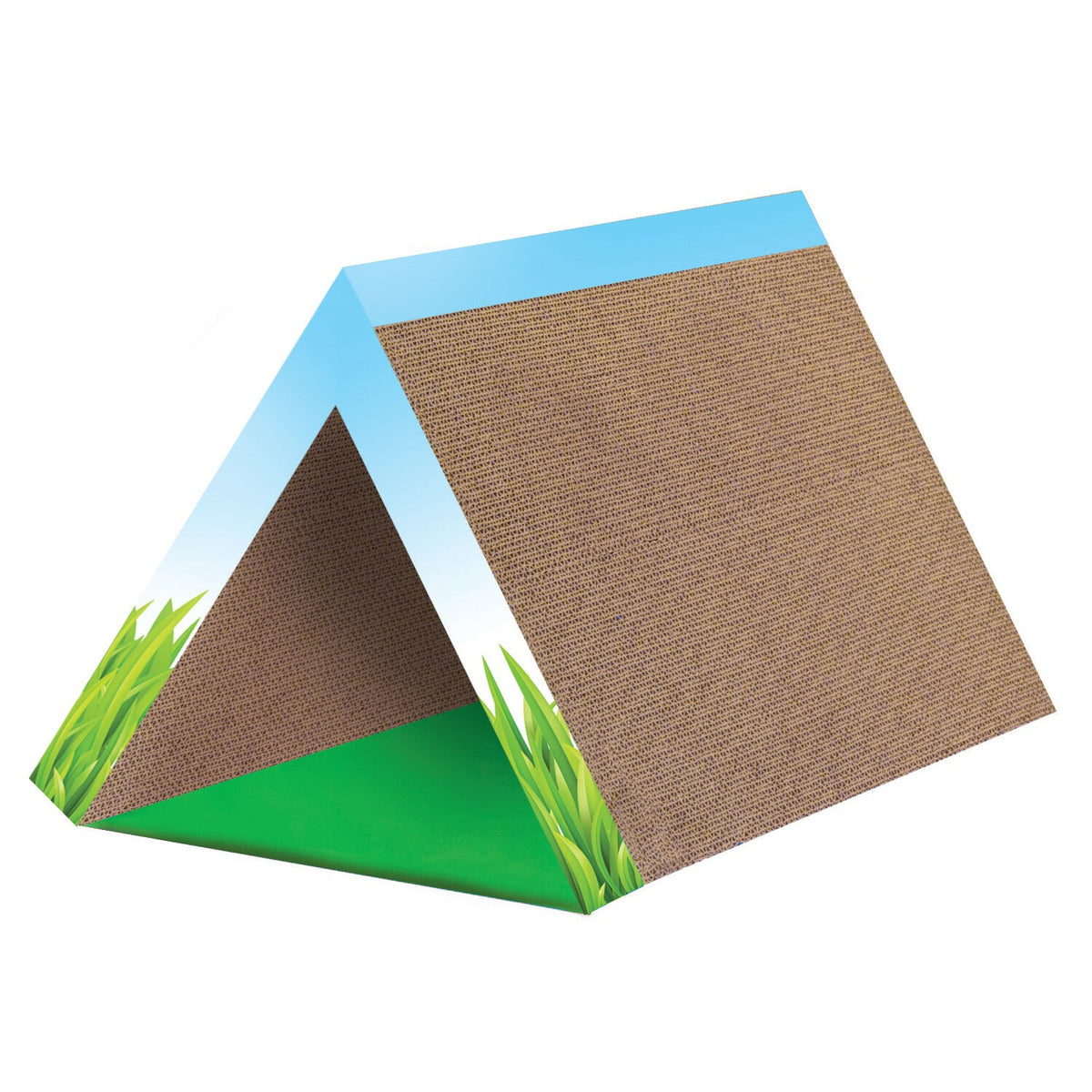 Petstages Fold Away Cardboard Cat Scratcher & Tunnel - Default Title | petsome Pet Supplies