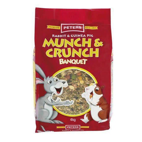 Peters Munch and Crunch Banquet Small Animal Food 4kg