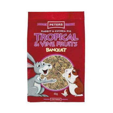 Peters Tropical and Vine Fruits Banquet Rabbit and Guinea Pig Food 4kg