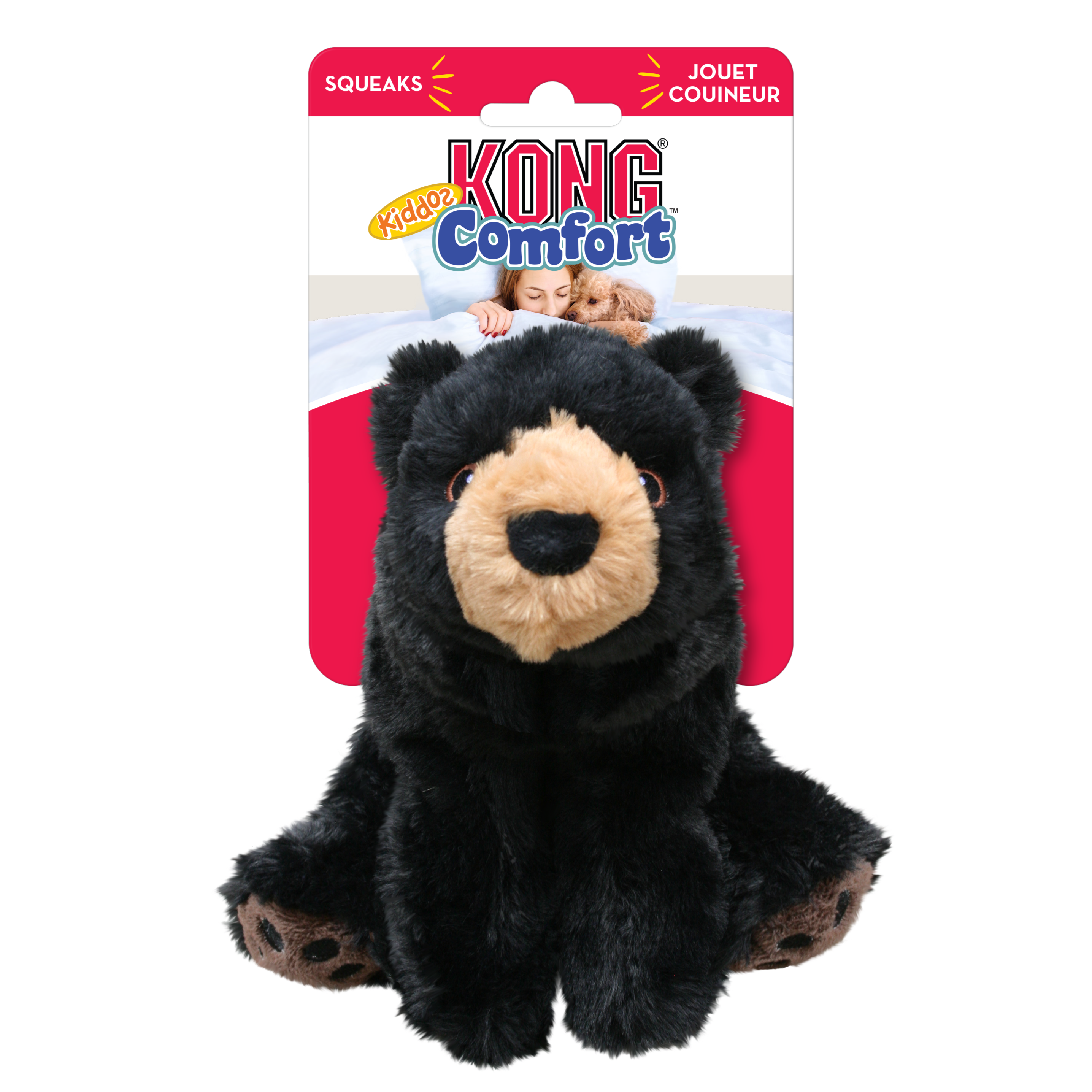 KONG Dog Toys Comfort Kiddos Bear Small