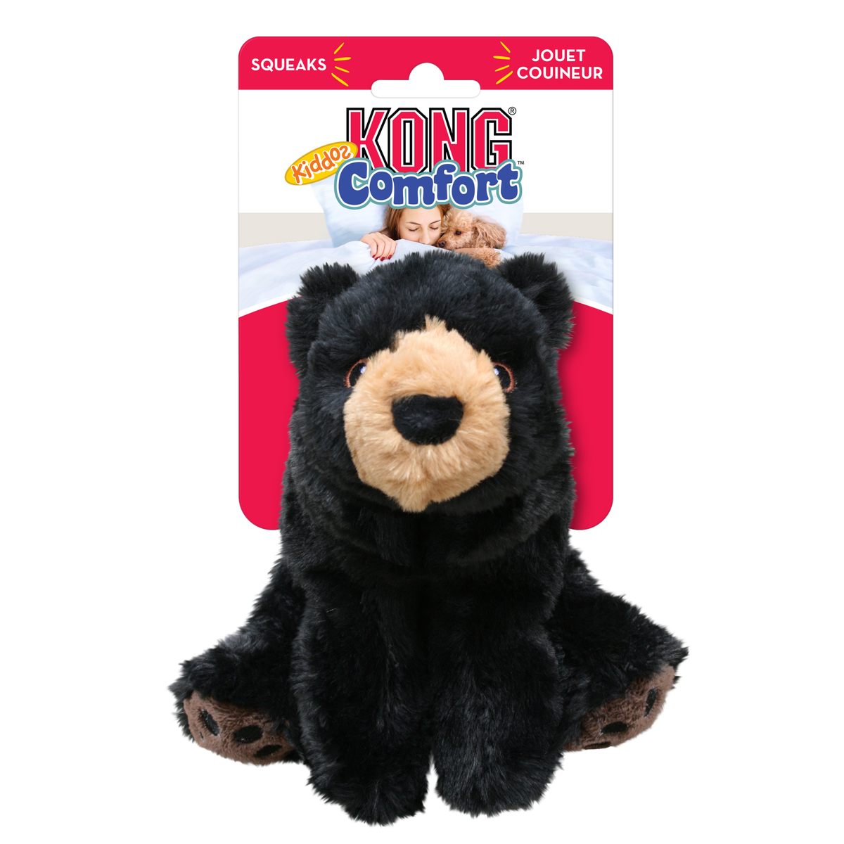 KONG Dog Toys Comfort Kiddos Bear Small