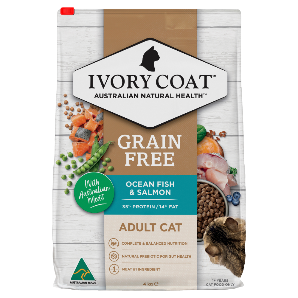 Grain Free Dry Cat Food Adult Ocean Fish And Salmon