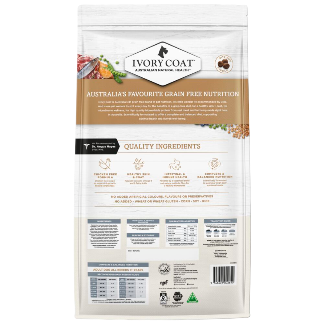 Lamb & Sardine Grain Free Adult Dry Dog Food