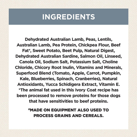 Lamb & Sardine Grain Free Adult Dry Dog Food