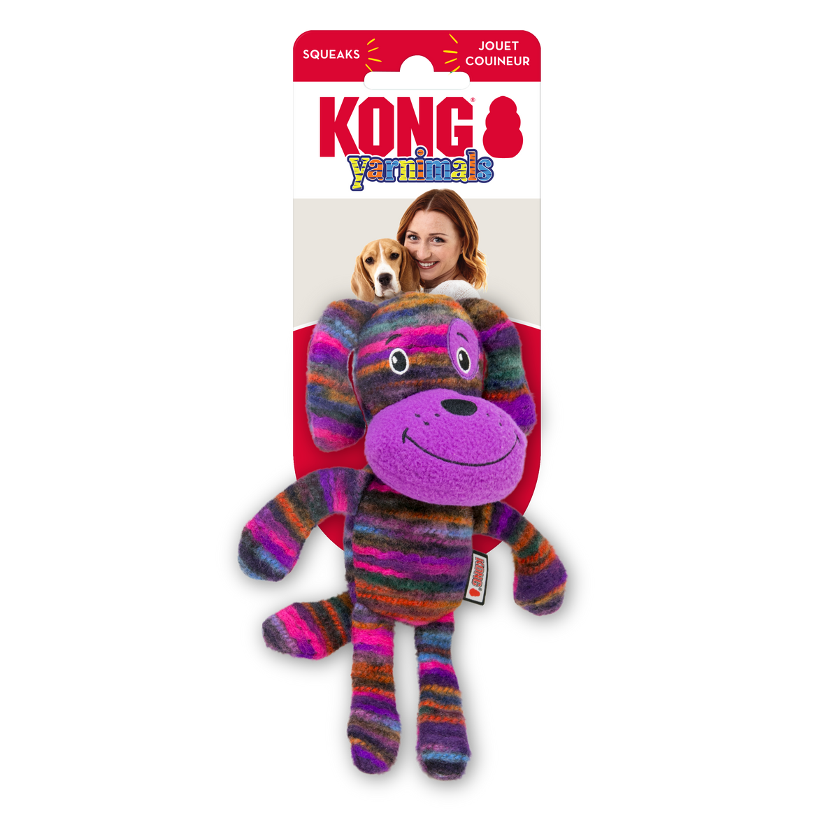 KONG Dog Toys Yarnimals Dog 01