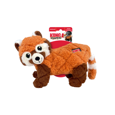 Scampers Red Panda Plush Dog Toy