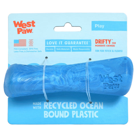 West Paw Seaflex Recycled Plastic Fetch Dog Toys - Drifty