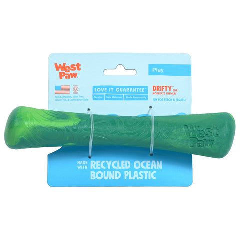 West Paw Seaflex Recycled Plastic Fetch Dog Toys - Drifty