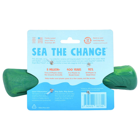 West Paw Seaflex Recycled Plastic Fetch Dog Toys - Drifty