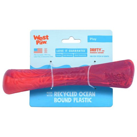 West Paw Seaflex Recycled Plastic Fetch Dog Toys - Drifty