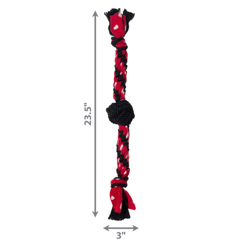 KONG Dog Toys Signature Rope Dual Knot with Ball