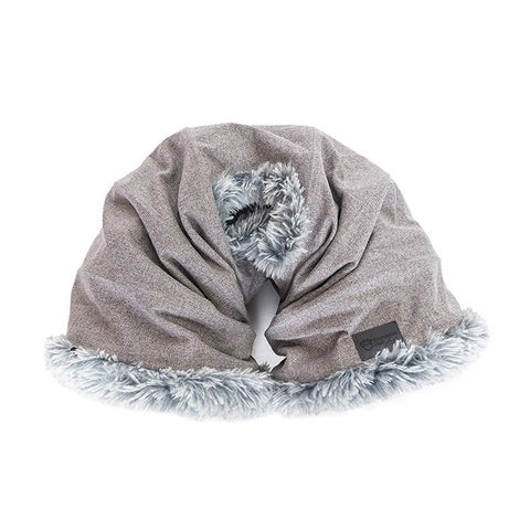 Superior Pet Luxe Cat Tunnel Dove Grey 100x30x30cm