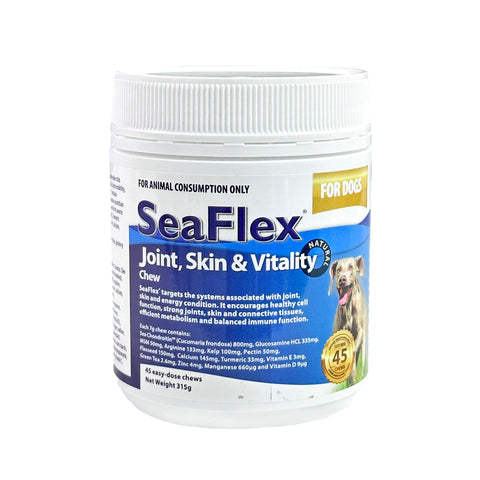 SeaFlex Joint, Skin & Vitality Chews for Dogs - 45 Chews