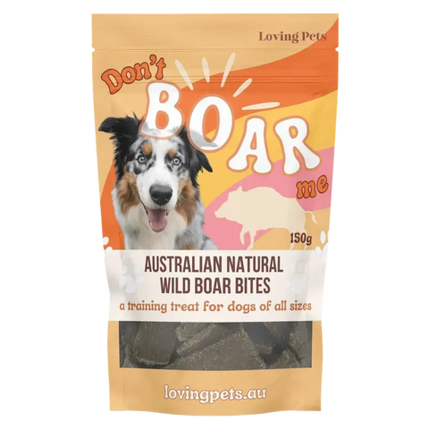 Loving Pets Don't Boar Me Australian Natural Boar Bites Dog Treats 150g