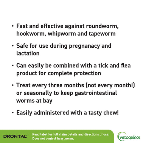 Drontal Allwormer Chews for Large Dogs