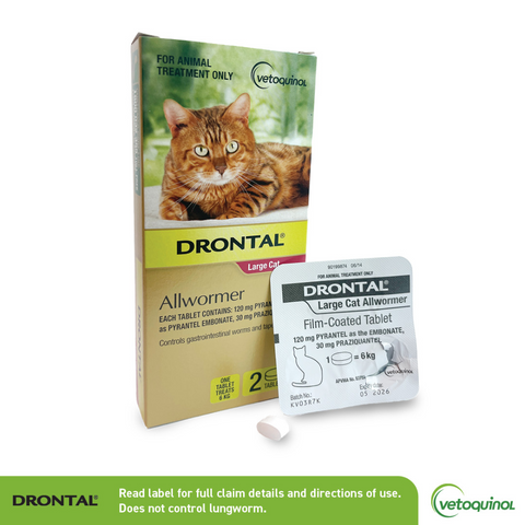 Allwormer Tablets For Large Cats