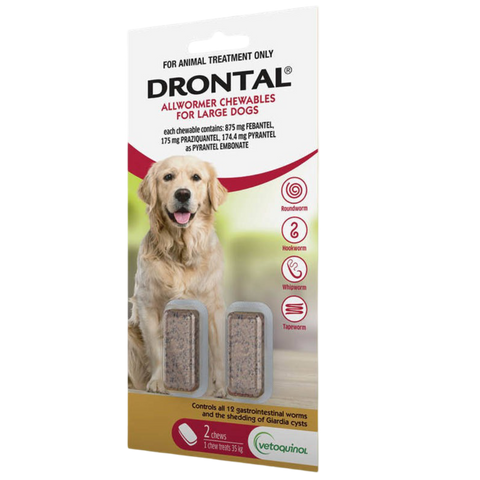 Dog Allwormer Chewable 35kg