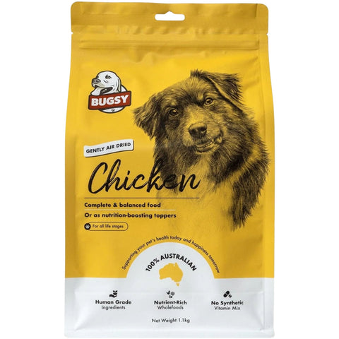 Bugsy's Premium Air-Dried Raw Dog Food Chicken