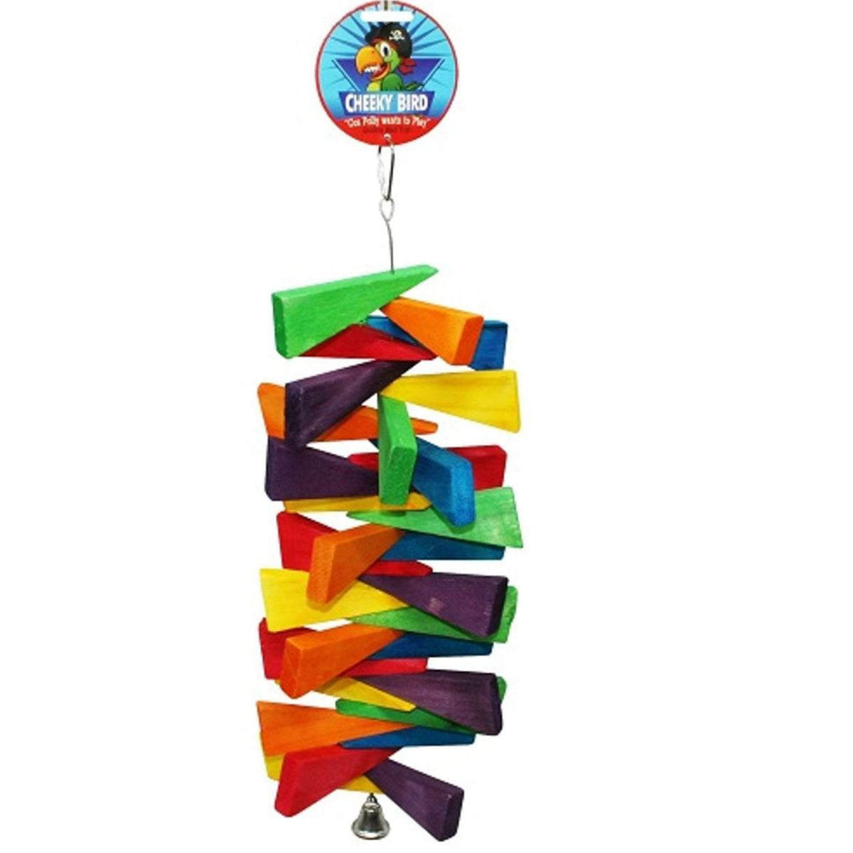Cheeky Bird Triangle Spiral Bird Toy