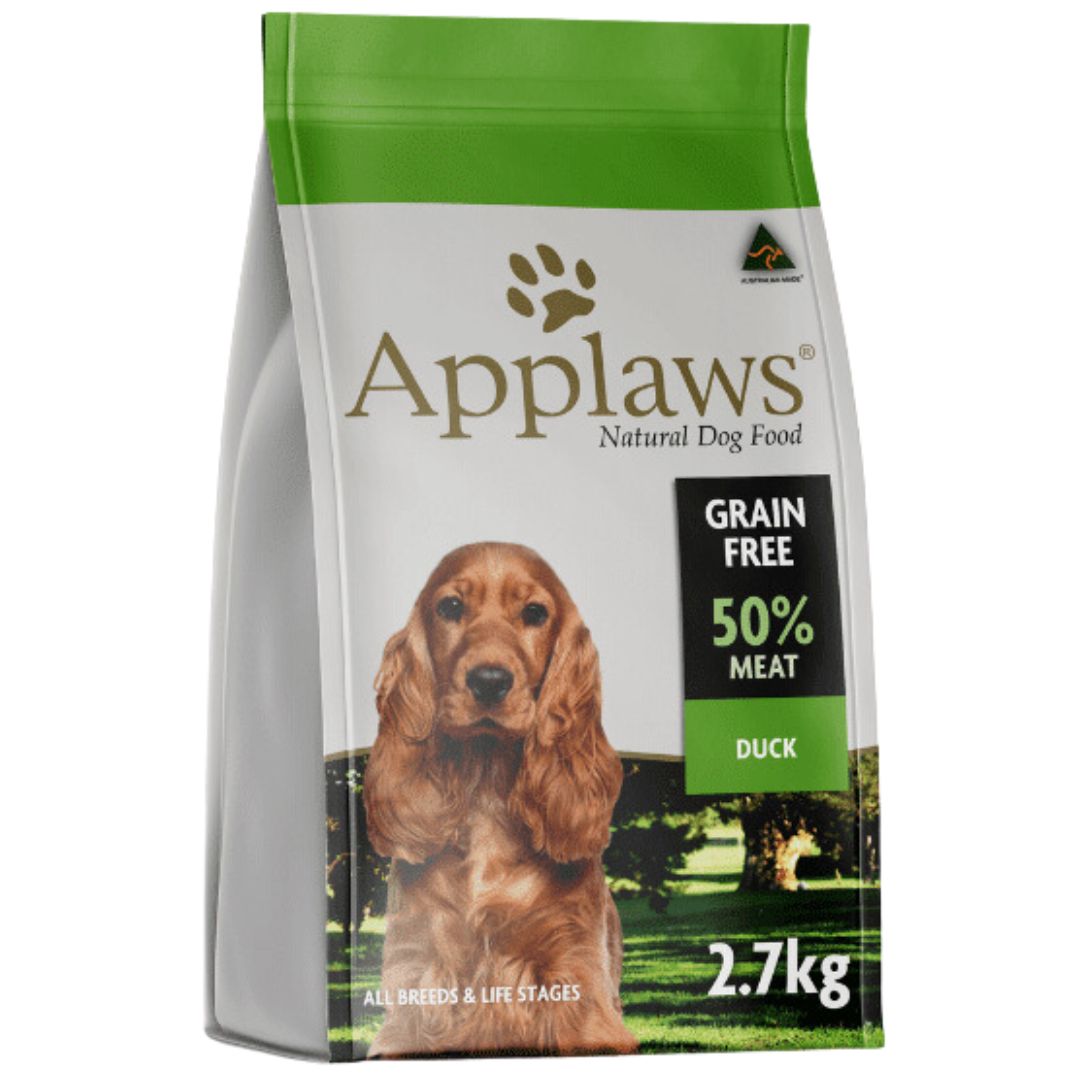 Applaws Natural Grain Free Dry Dog Food Duck - 2.7kg | petsome Pet Supplies