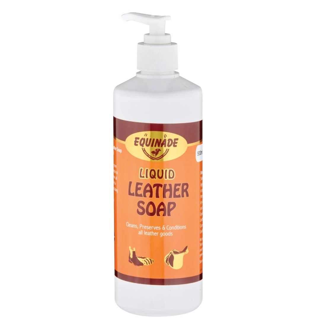 Equinade Liquid Leather Soap - 500ml  | petsome Pet Supplies