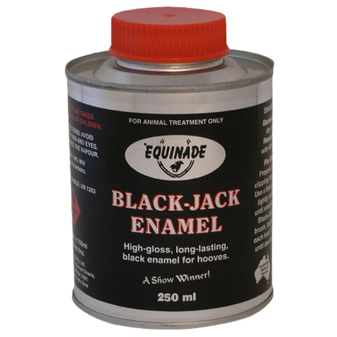 Equinade Black Jack Enamel - 250ml | petsome Pet Supplies