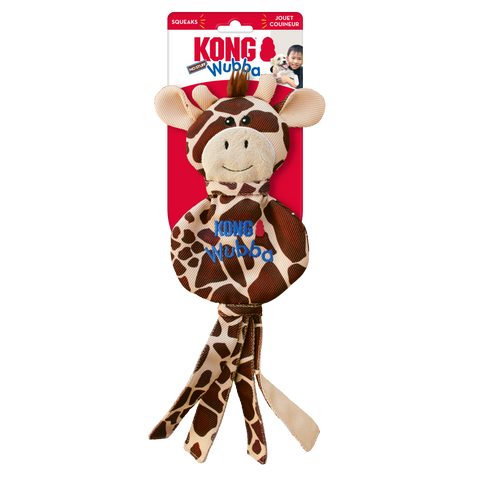 KONG Dog Toys Wubba No Stuff Giraffe 01