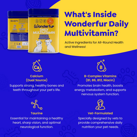 Daily Multi Vitamin Powder For Dogs And Cats