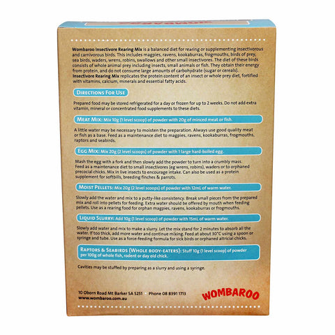 Wombaroo Insectivore Rearing Mix