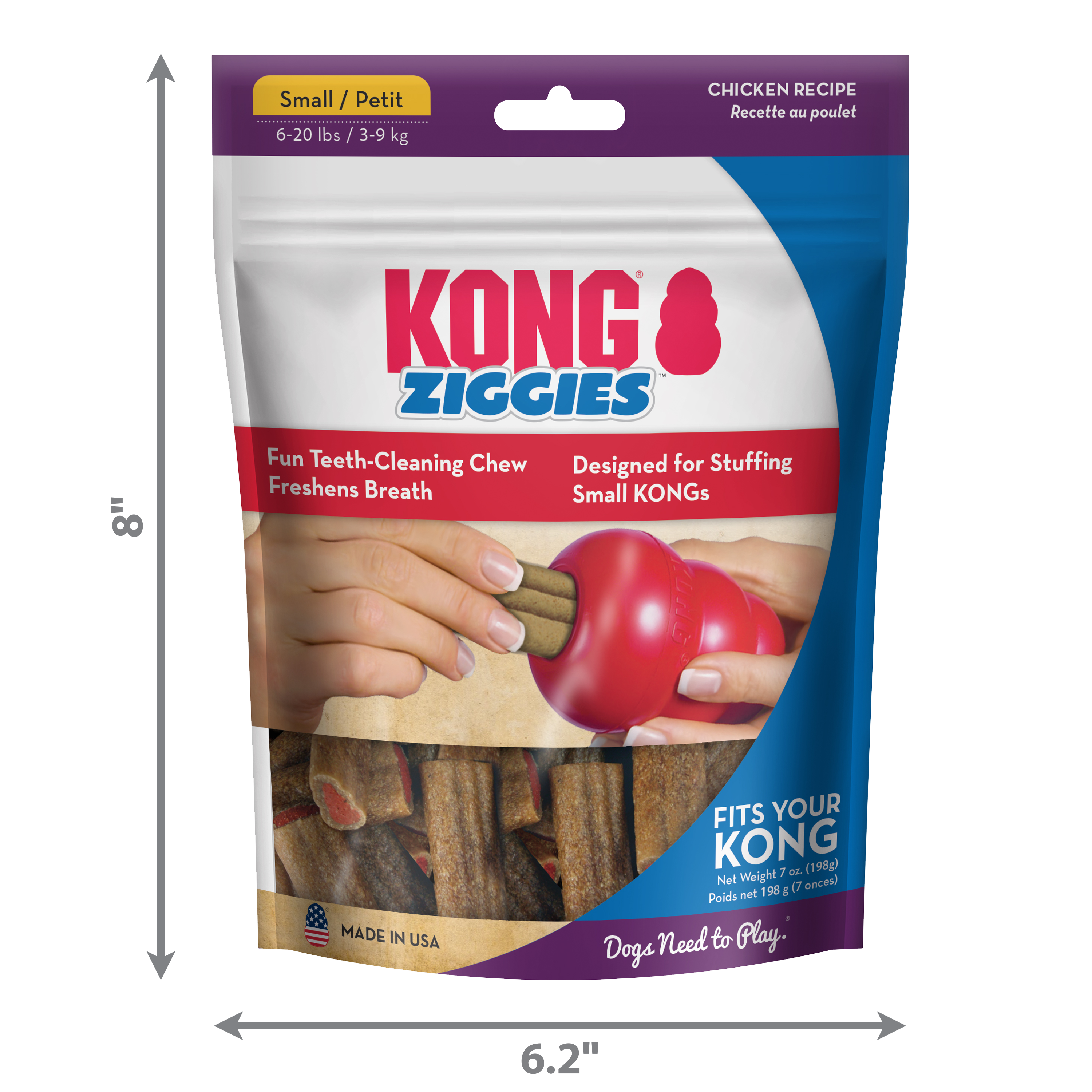 KONG Dog Treats Ziggies 01