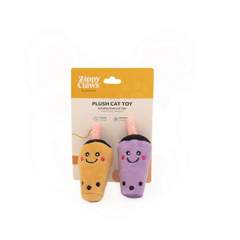 Zippy Claws NomNomz Milk Tea & Taro - 2 Pack