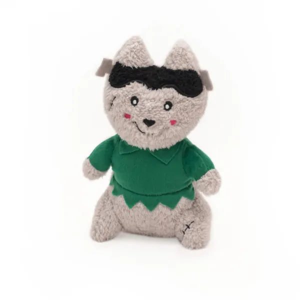 Zippy Paws Dog Toys Plush Cheeky Chumz - Frankenstein Wolf