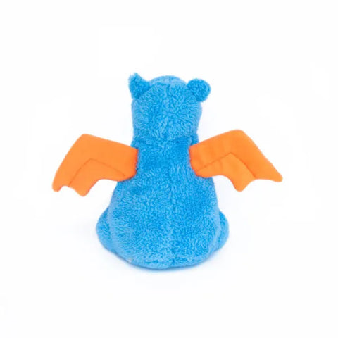 Zippy Paws Dog Toys Plush Cheeky Chumz - Drake the Dragon