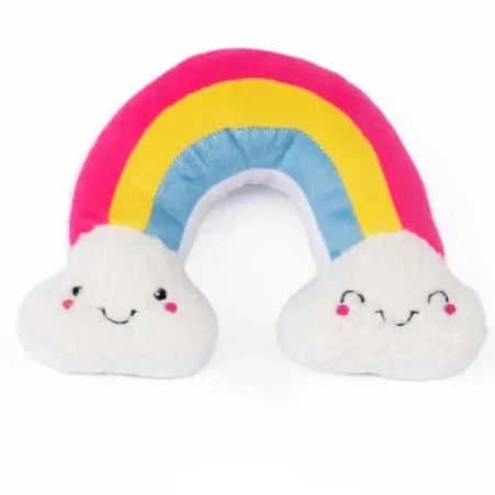 Zippy Paws Dog Toys Plush Squeakie Pattiez - Rainbow
