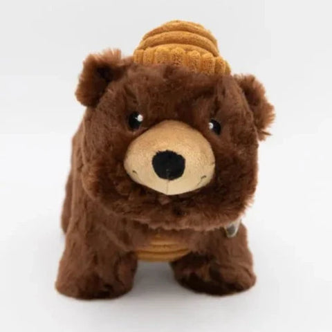 Zippy Paws Dog Toys Plush Grunterz - Bear