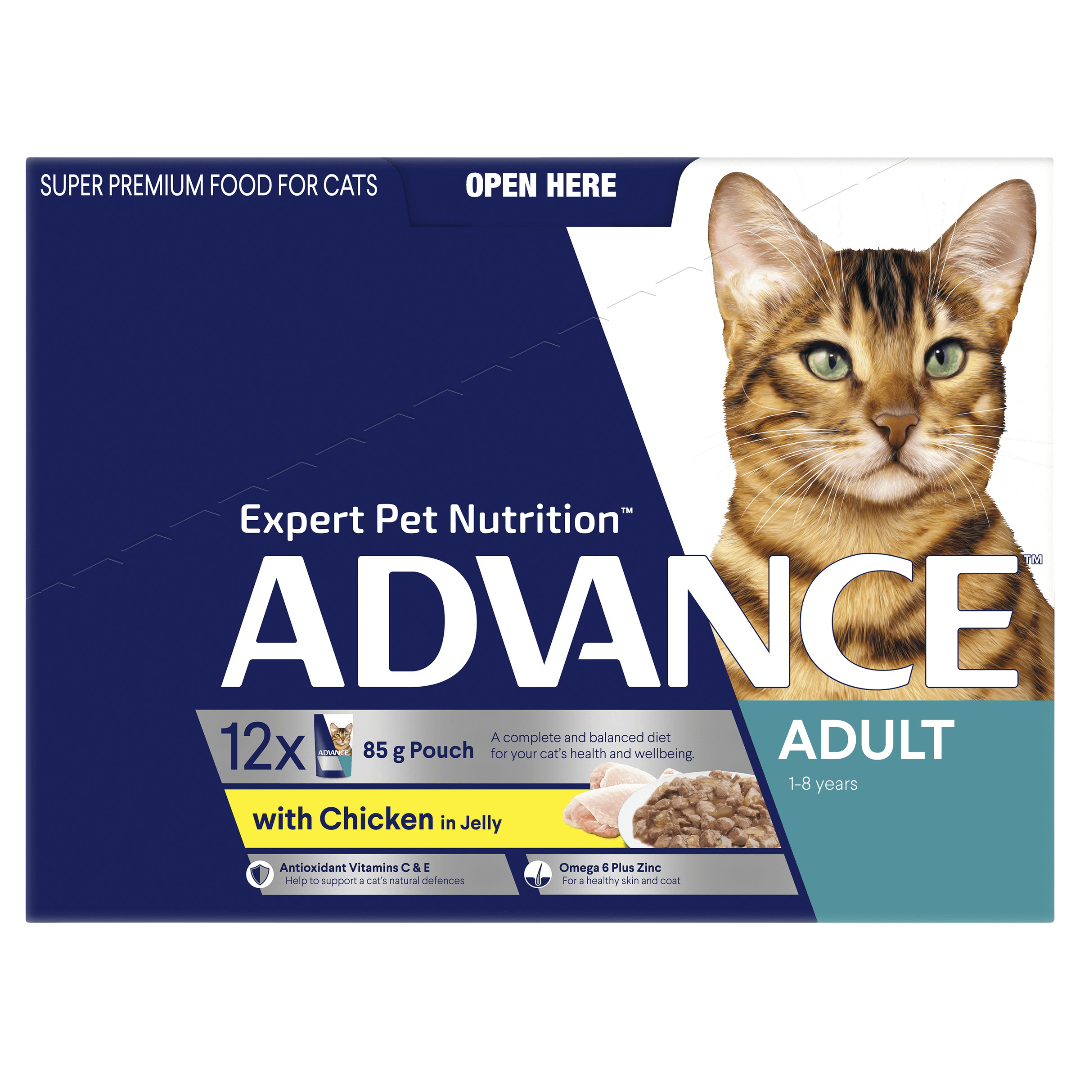 Adult Chicken In Jelly Wet Cat Food Pouches