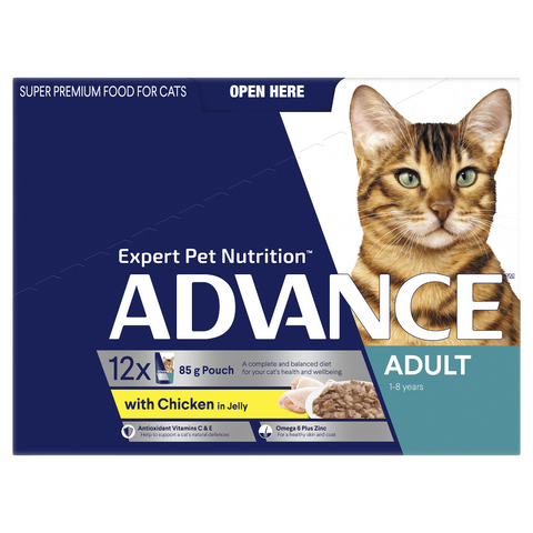 Adult Chicken In Jelly Wet Cat Food Pouches