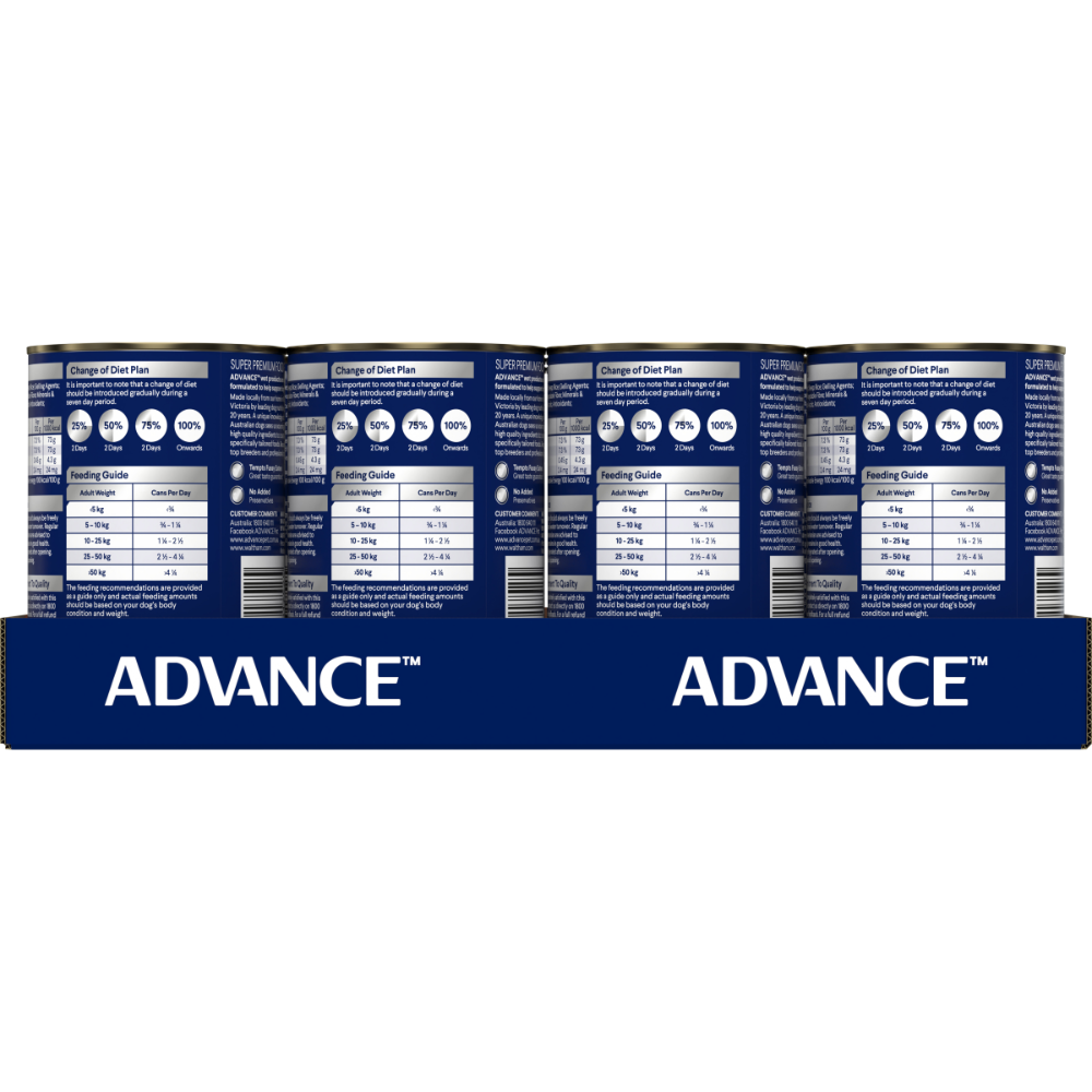 Adult Chicken, Turkey And Rice Wet Dog Food Cans