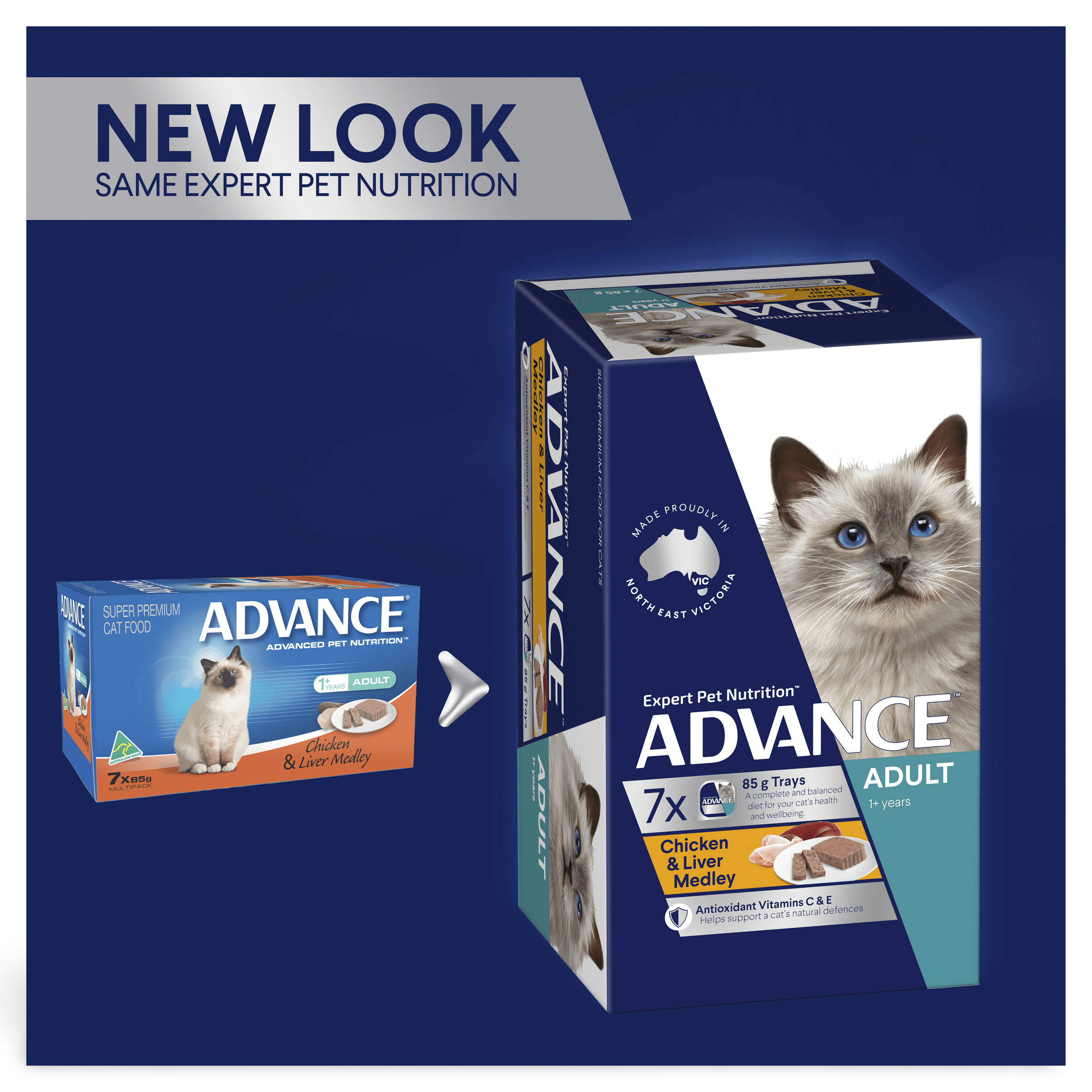 Adult Chicken And Liver Medley Wet Cat Food Trays