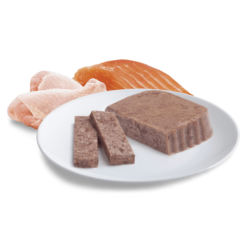 Adult Chicken And Salmon Medley Wet Cat Food Trays