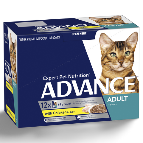 Adult Chicken In Jelly Wet Cat Food Pouches