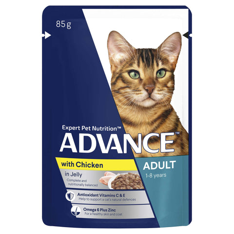 Adult Chicken In Jelly Wet Cat Food Pouches