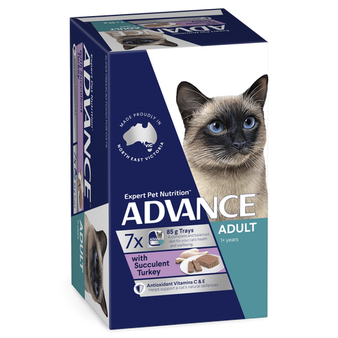 Adult Succulent Turkey Wet Cat Food Trays