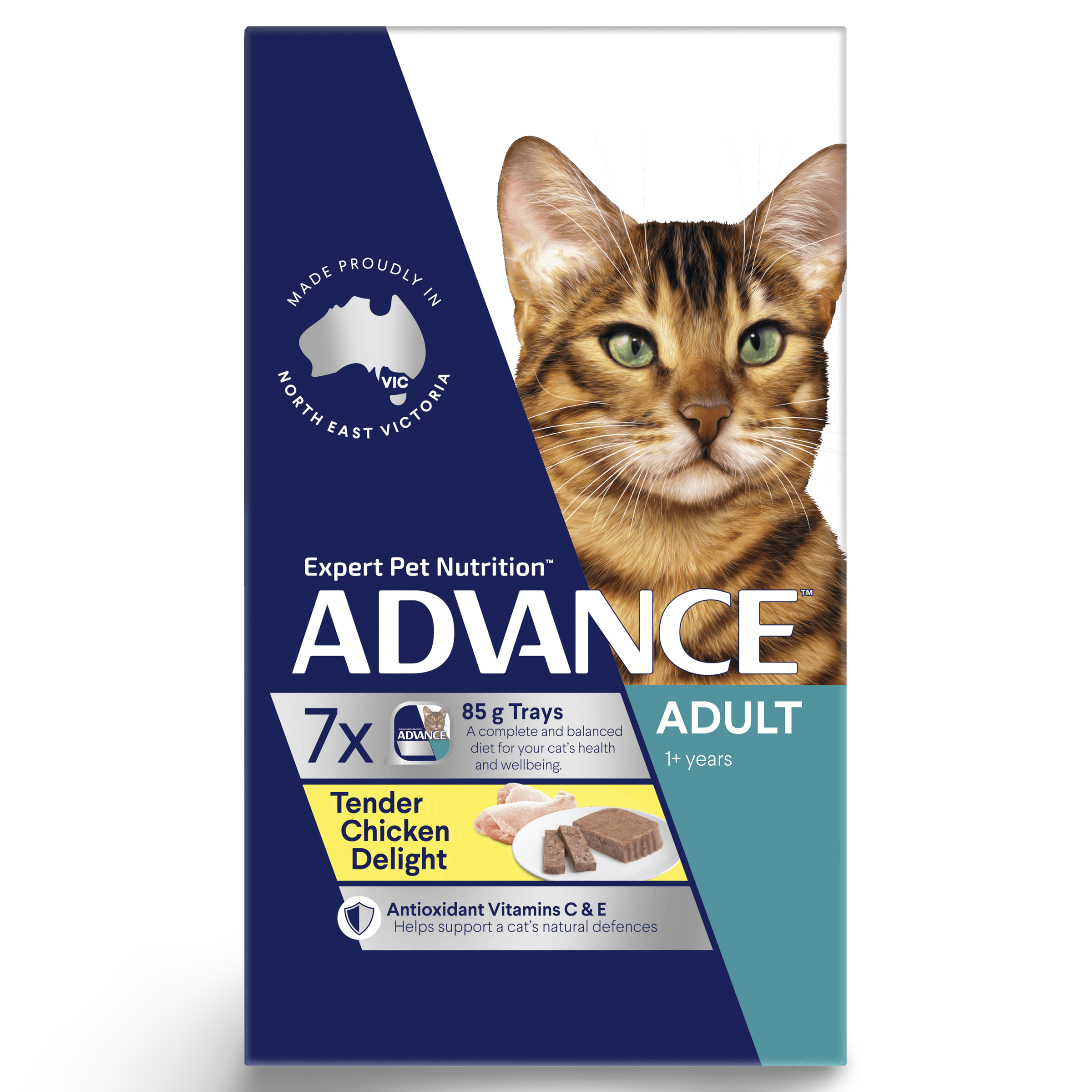 Adult Tender Chicken Delight Wet Cat Food Trays