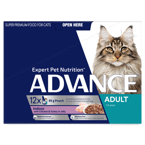 Indoor Adult Wet Cat Food Chicken And Turkey In Jelly